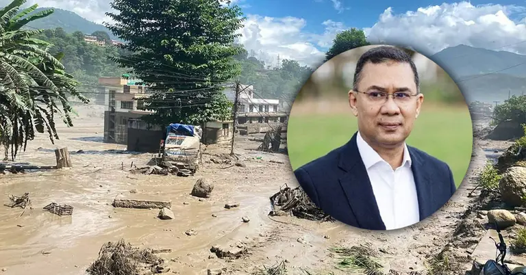 নেপালের বন্যা-ভূমিধস, প্রধানমন্ত্রী তারেক রহমান